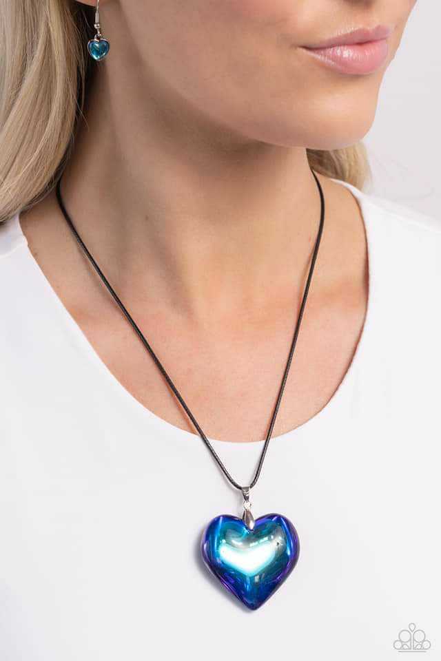 Paparazzi Necklace ~ Seize the Simplicity - Blue