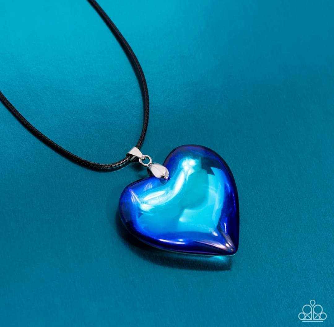 Paparazzi Necklace ~ Seize the Simplicity - Blue