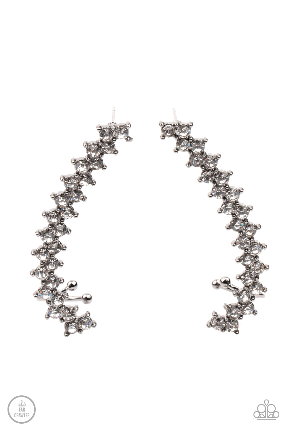 Paparazzi Earrings ~ Let There Be Lightning - Black