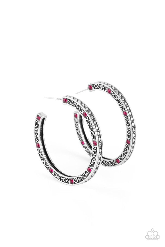 ���Richly Royal - Pink - Paparazzi Earring Image