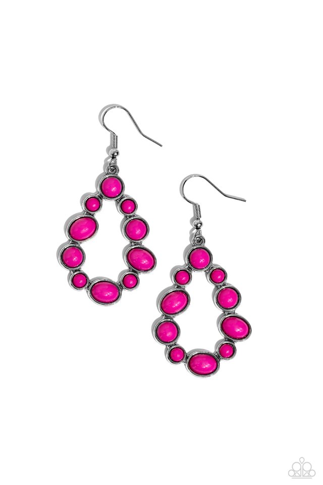 POP-ular Party - Pink - Paparazzi Earring Image