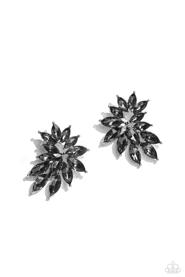 Fire Hazard - Silver - Paparazzi Earring Image
