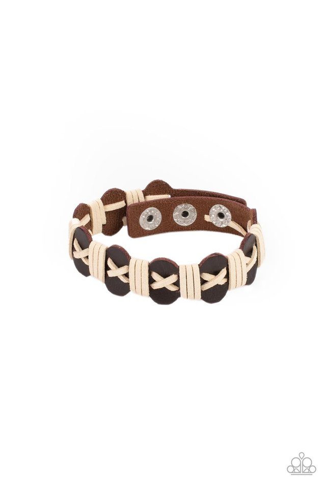 Macho Maverick - Brown - Paparazzi Bracelet Image