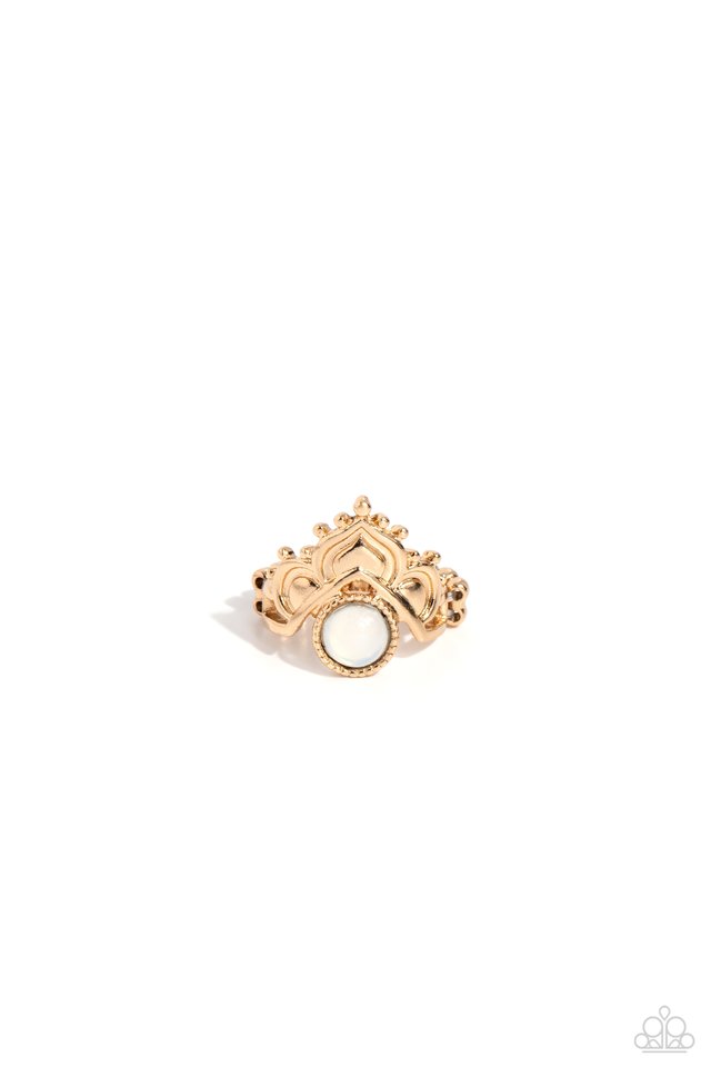Lotus Solstice - Gold - Paparazzi Ring Image