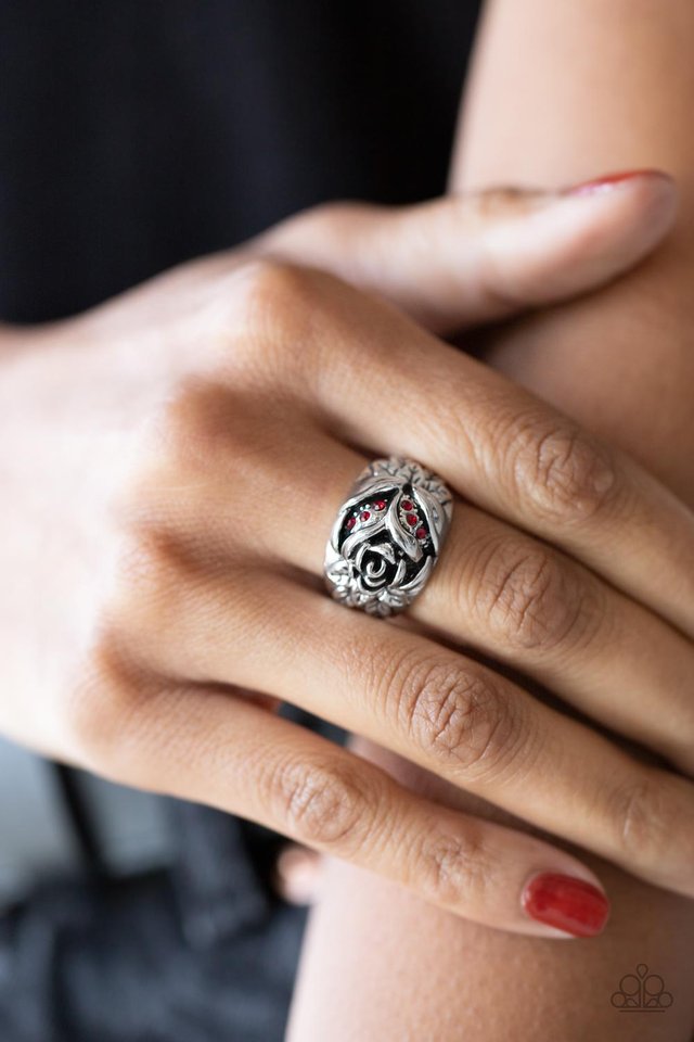 Rose Garden Refinement - Red - Paparazzi Ring Image