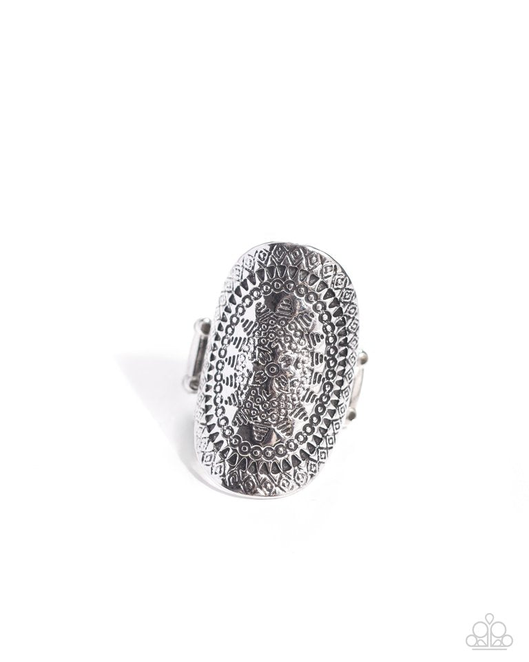 Island Influence - Silver - Paparazzi Ring Image