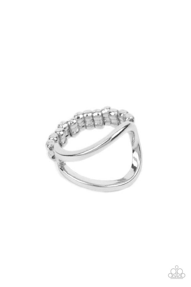 Fill The Gap - Silver - Paparazzi Ring Image