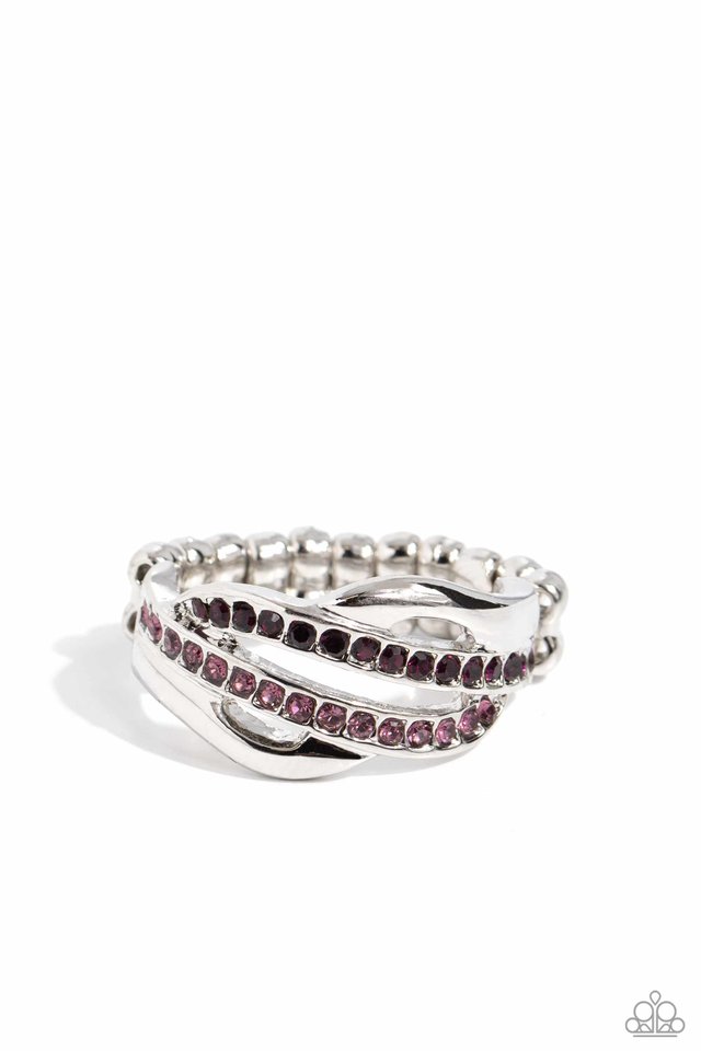 Daintily Dreamy - Purple - Paparazzi Ring Image