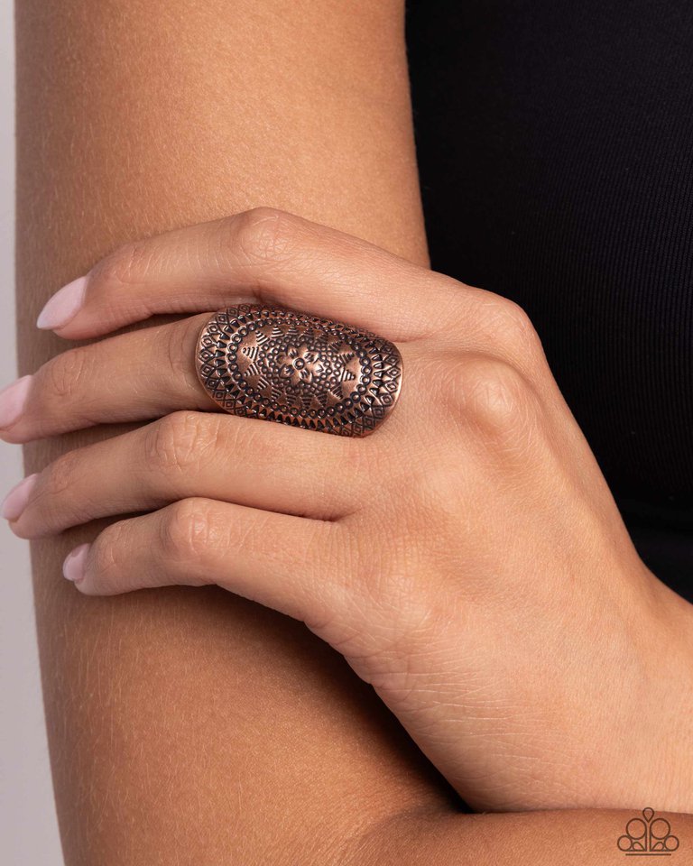 Island Influence - Copper - Paparazzi Ring Image