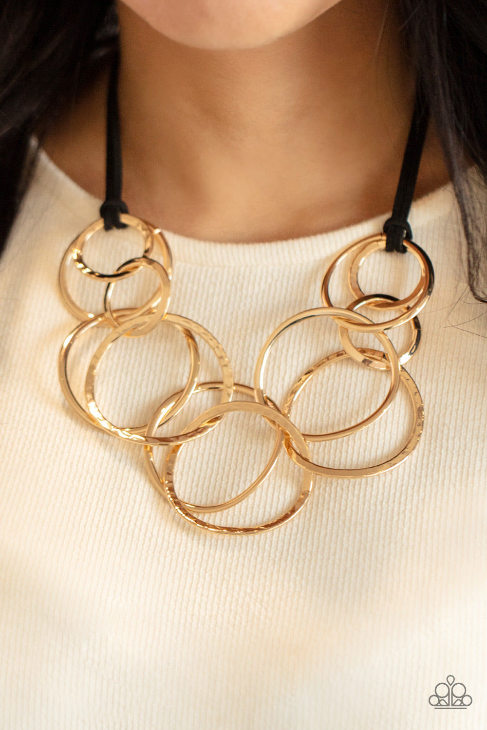 Paparazzi Necklace ~ Spiraling Out of COUTURE - Gold