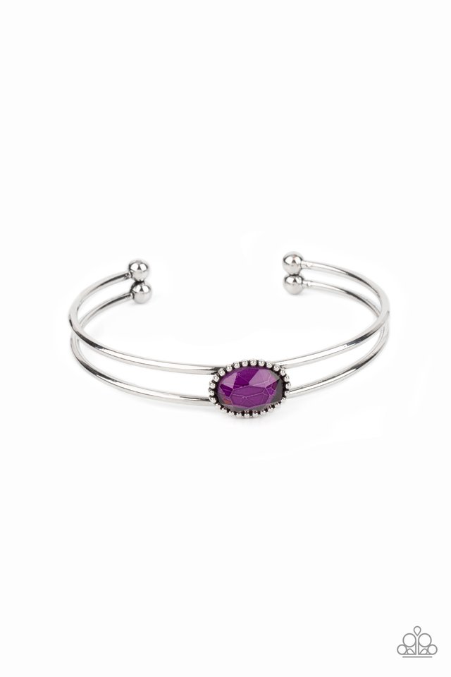 Magnificently Mesmerized - Purple - Paparazzi Bracelet Image