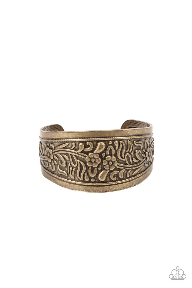 ​Purely Prairie - Brass - Paparazzi Bracelet Image
