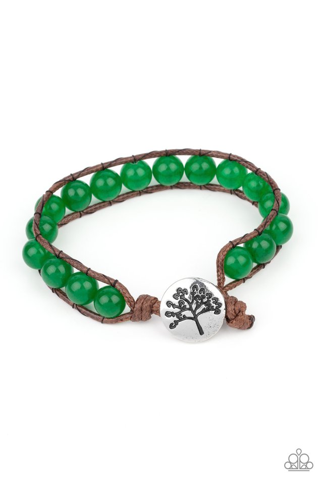 Seasonal Bounty - Green - Paparazzi Bracelet Image