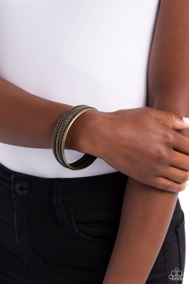 Off Road Relic - Brass - Paparazzi Bracelet Image