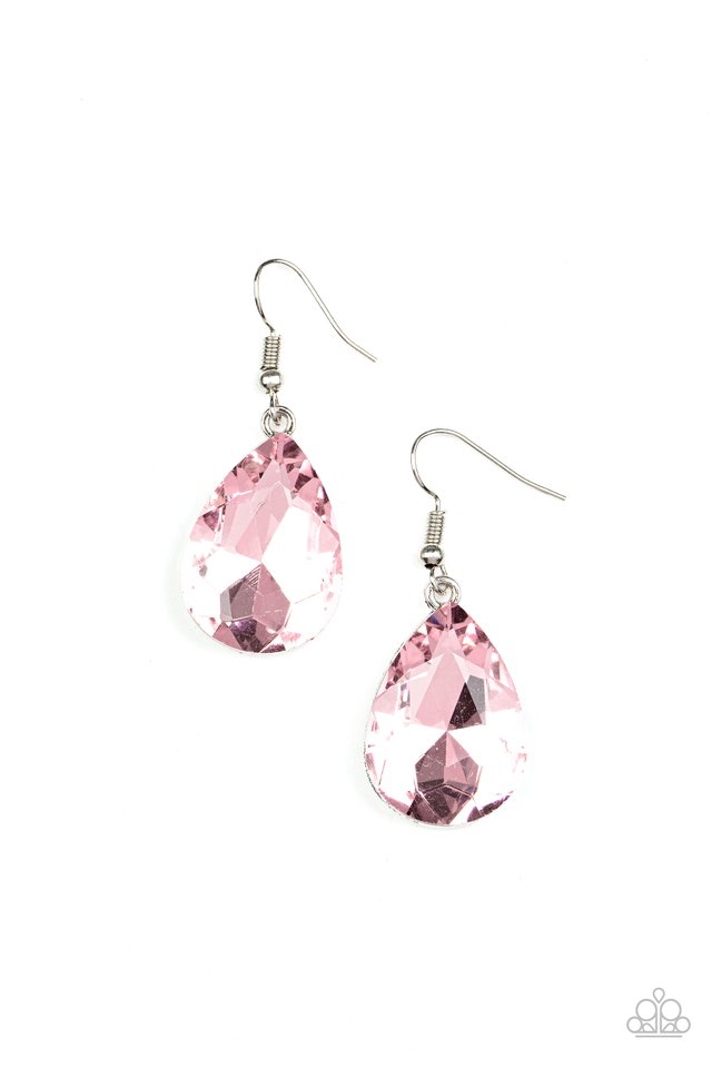 My Castle is Your Castle - Pink - Paparazzi Earring Image