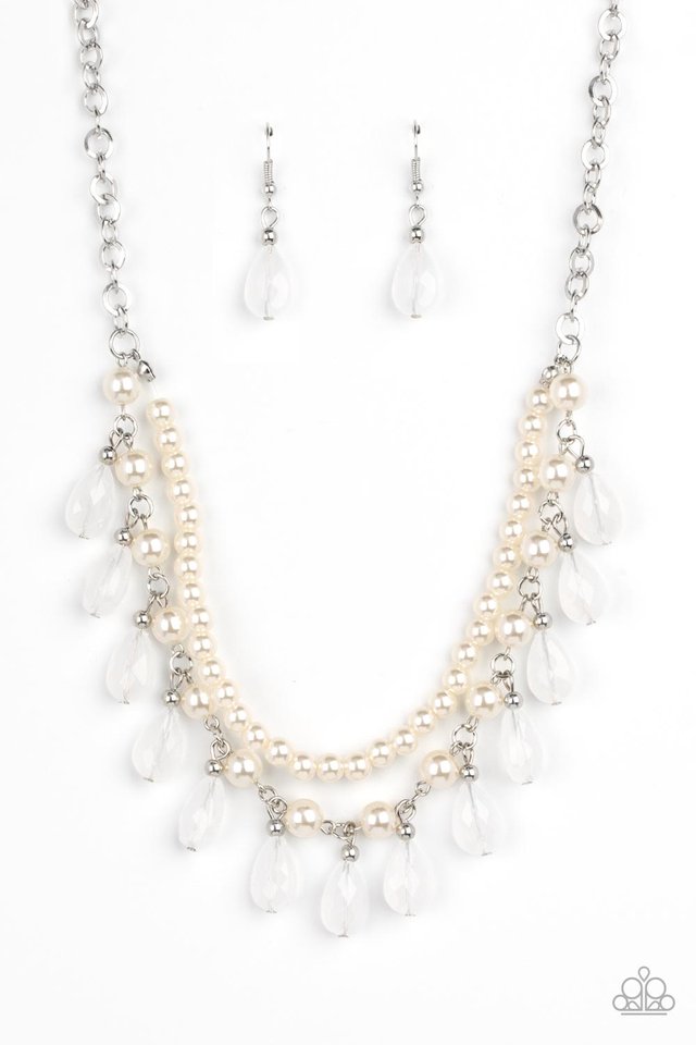 Dreamy Destination Wedding - White - Paparazzi Necklace Image