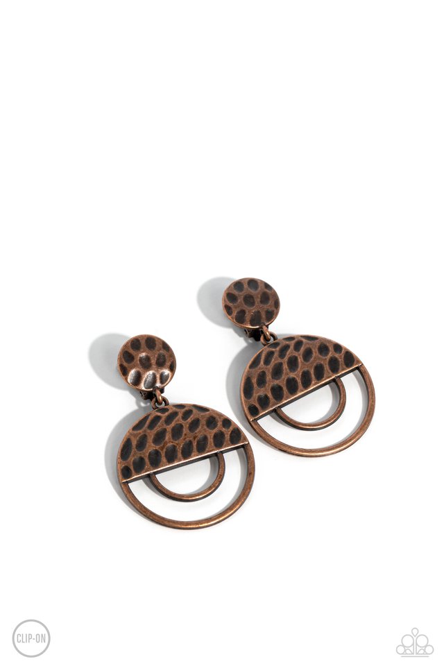 Southern Souvenir - Copper - Paparazzi Earring Image