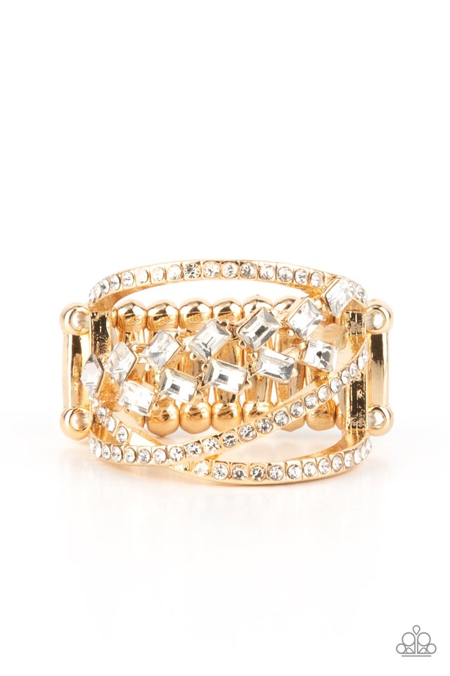 Lavishly Luminary - Gold - Paparazzi Ring Image