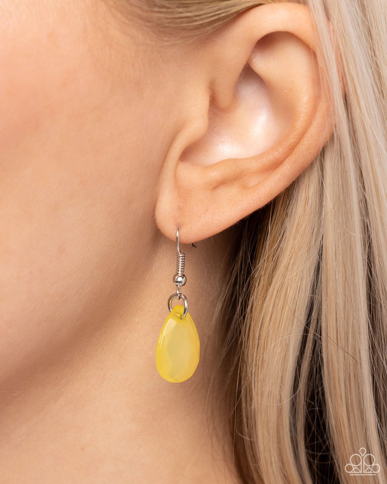 Whimsical Wishes - Yellow - Paparazzi Necklace Image