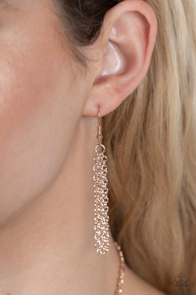 Totally Tulum - Rose Gold - Paparazzi Necklace Image