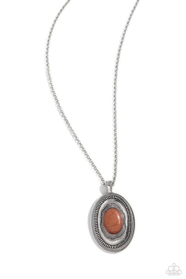 Sierra Sage - Brown - Paparazzi Necklace Image