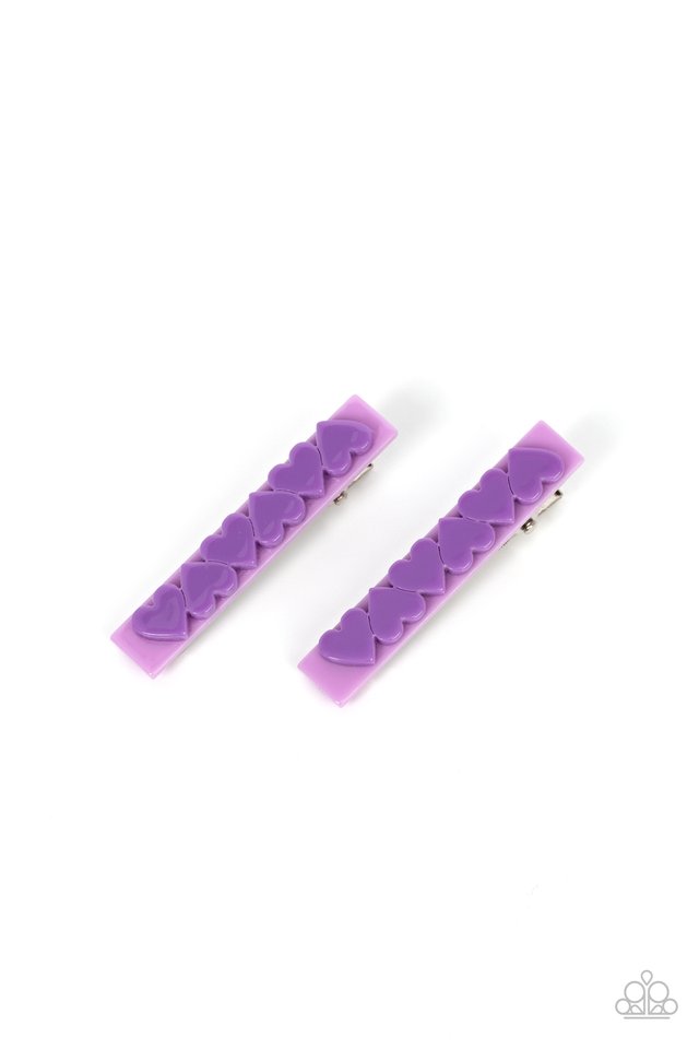 Cutely Cupid - Purple - Paparazzi Hair Accessories Image