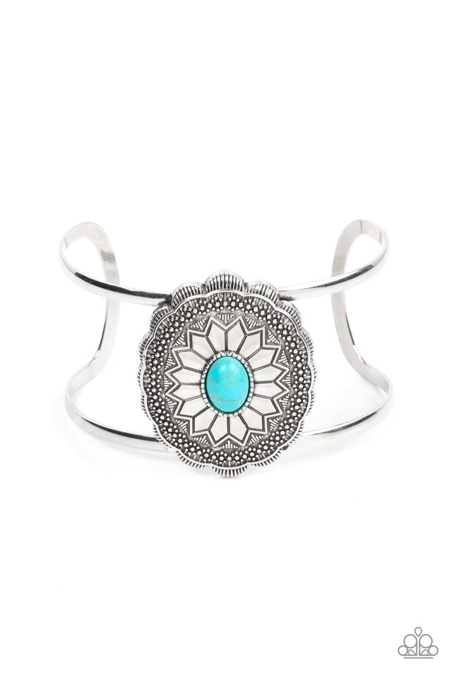 ​​​Mirage Magnificence - Blue - Paparazzi Bracelet Image