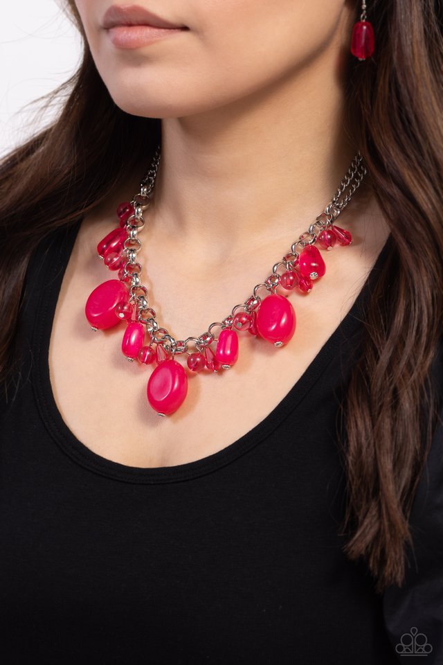 Venetian Vacation - Pink - Paparazzi Necklace Image