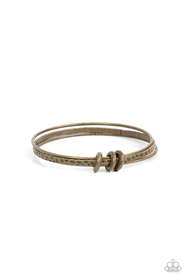 Bauble Bash - Brass - Paparazzi Bracelet Image