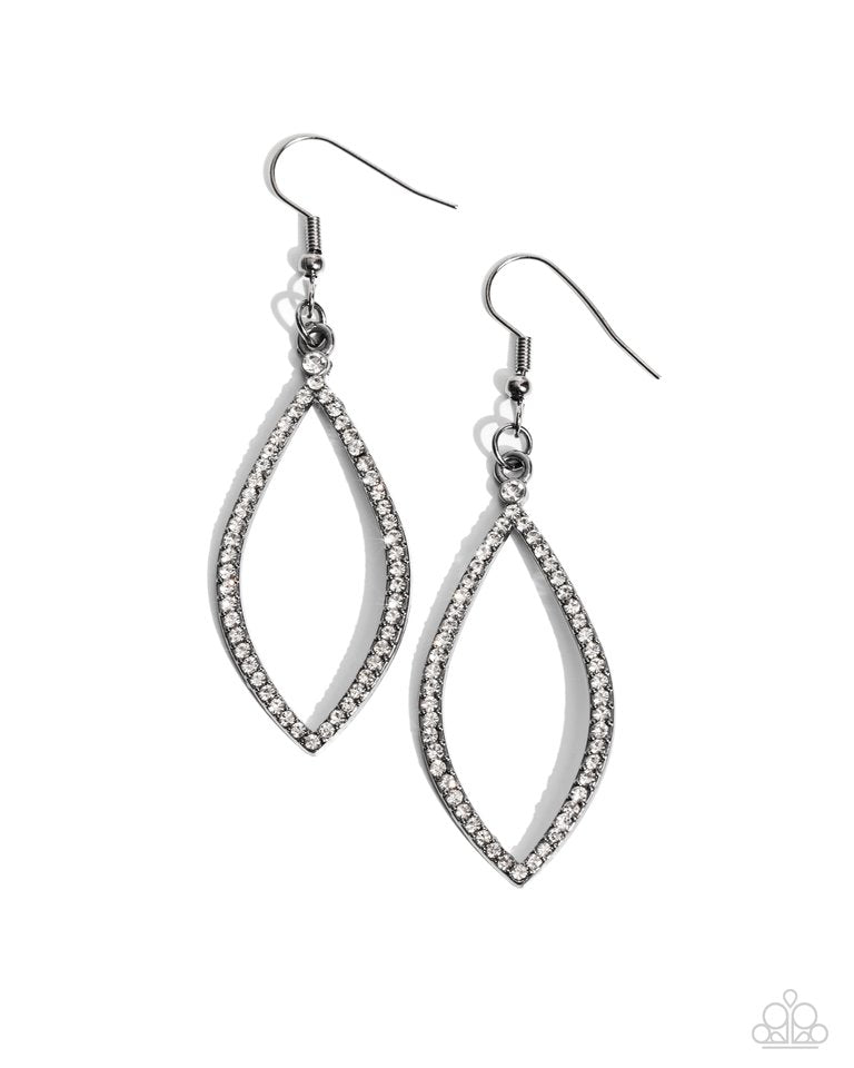 Twinkly Treat - Black - Paparazzi Earring Image
