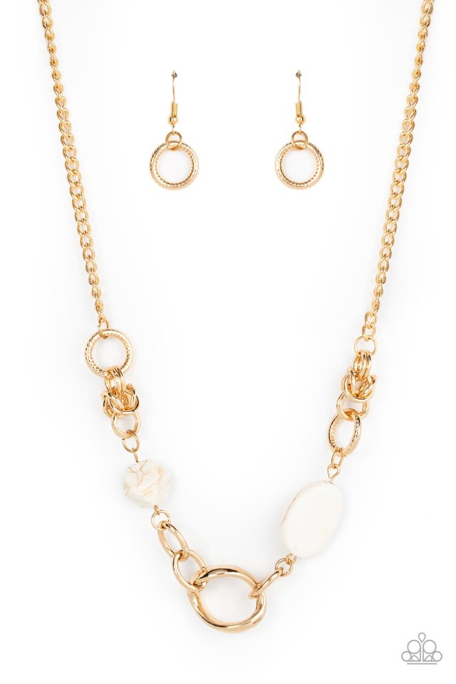 Sonoran Solo - White - Paparazzi Necklace Image