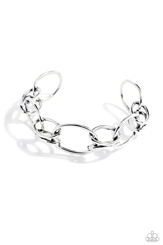LINK or Swim - Silver - Paparazzi Bracelet Image
