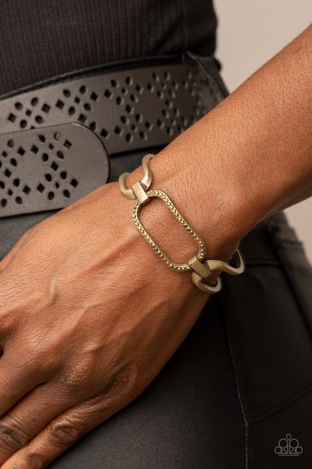 Civic Chic - Brass - Paparazzi Bracelet Image
