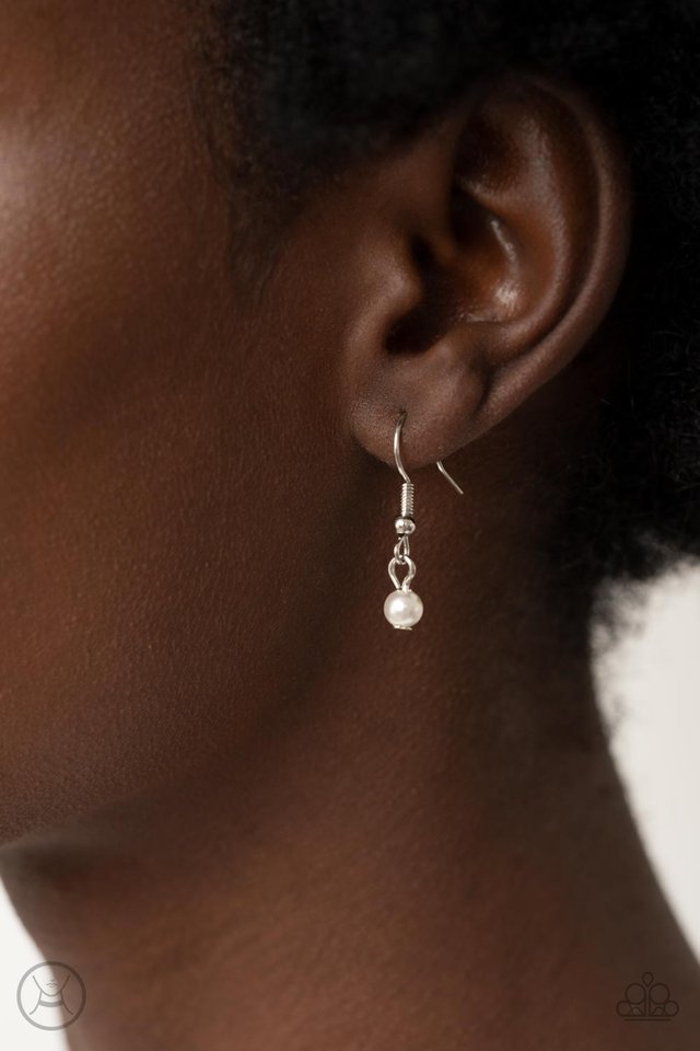 Rumored Romance - White - Paparazzi Necklace Image