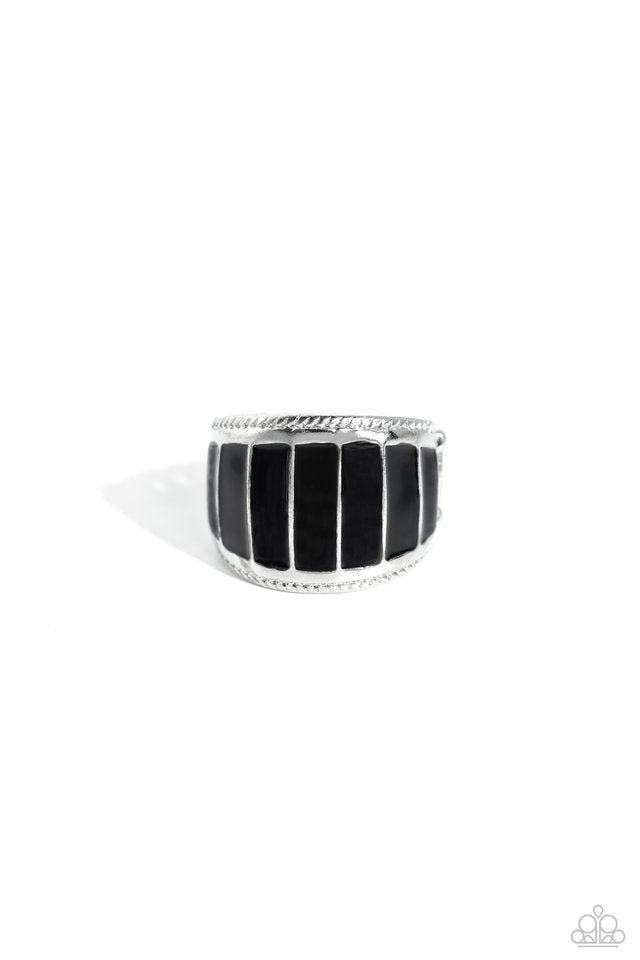 SWATCH Your Step - Black - Paparazzi Ring Image