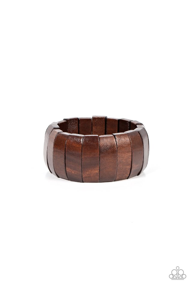Island Grind - Brown - Paparazzi Bracelet Image