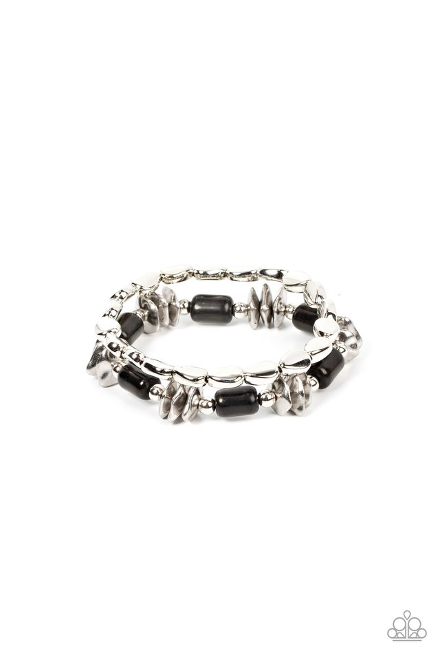 Canyon Cavern - Black - Paparazzi Bracelet Image