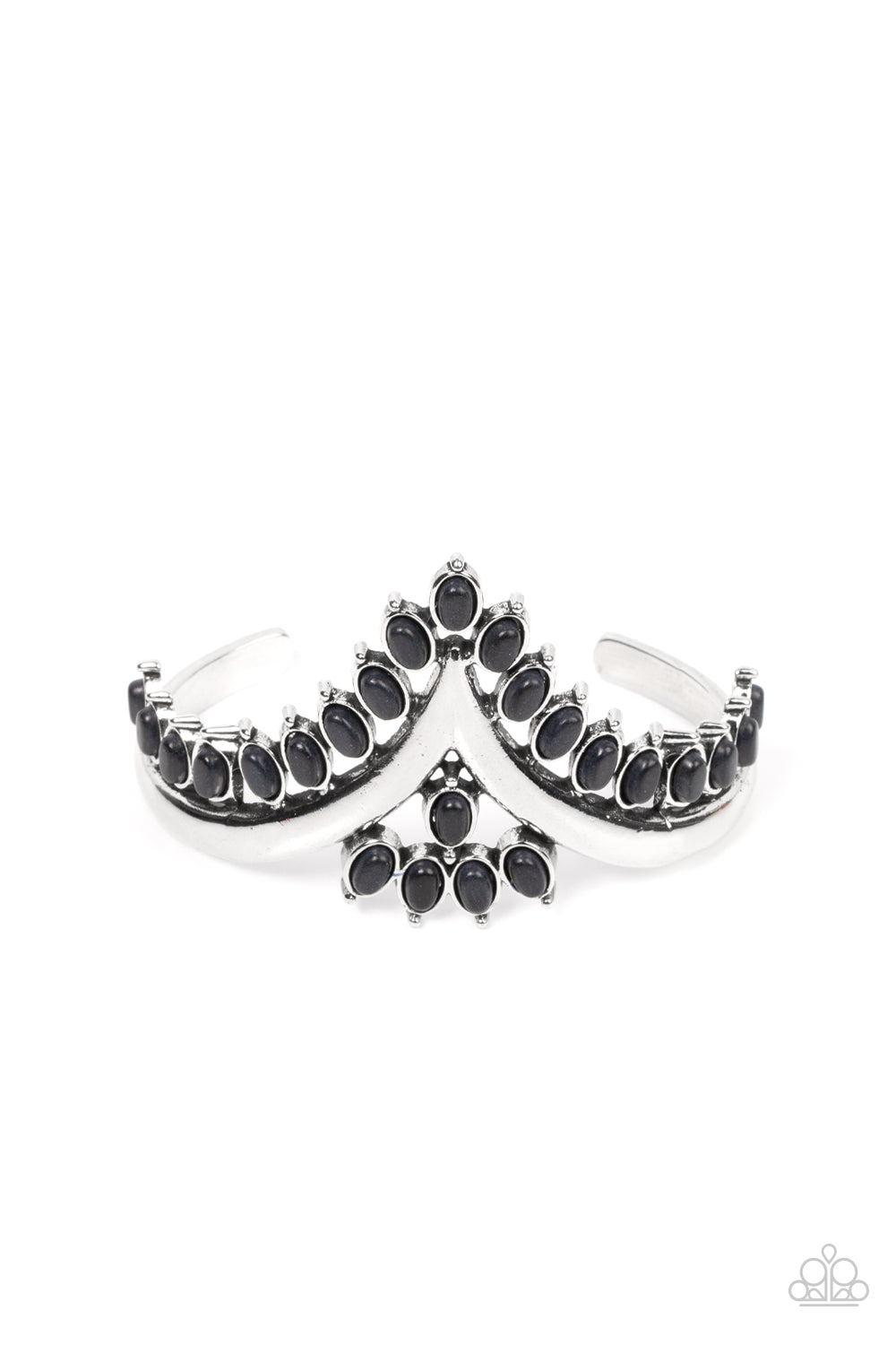 Paparazzi Bracelet ~ Teton Tiara - Black
