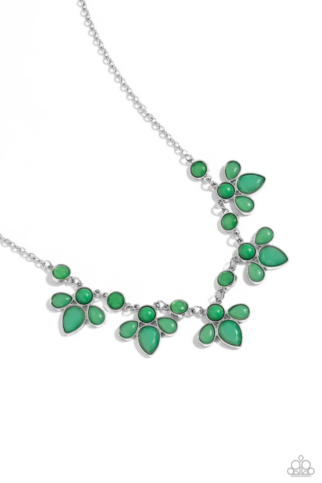 ​FROND-Runner Fashion - Green - Paparazzi Necklace Image