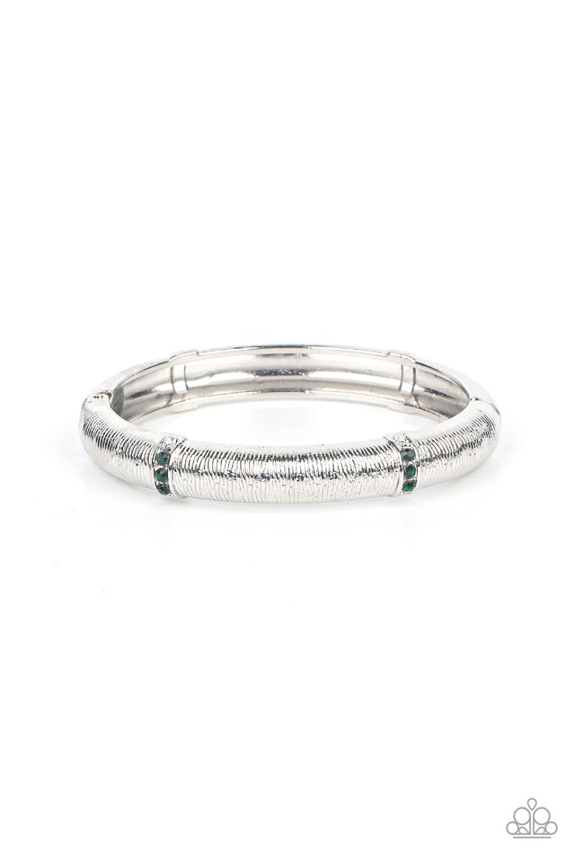 A Dash of Dazzle - Green - Paparazzi Bracelet Image