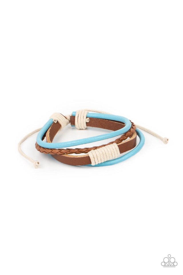 Trail Scout - Blue - Paparazzi Bracelet Image