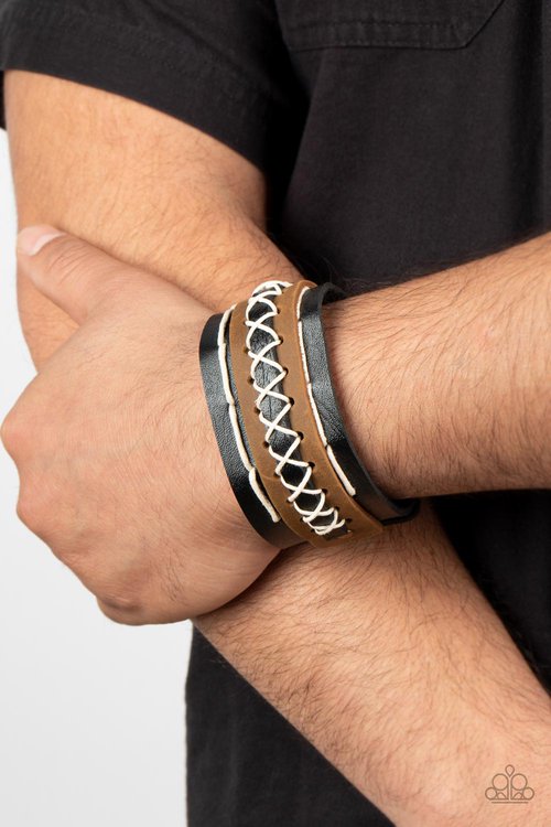 Horsing Around - Black - Paparazzi Bracelet Image