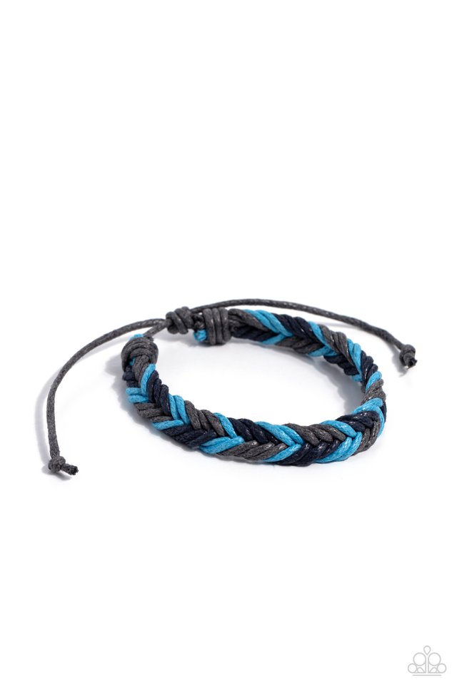 Travel Mode - Blue - Paparazzi Bracelet Image
