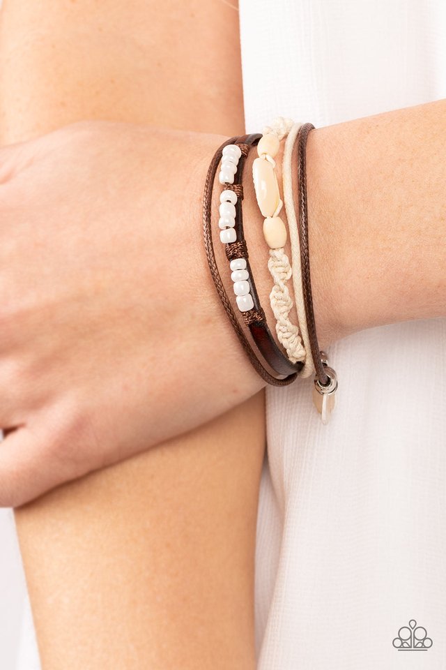 Tidal Dream - White - Paparazzi Bracelet Image