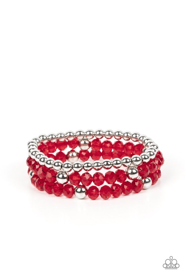 Prismatic Perceptions - Red - Paparazzi Bracelet Image