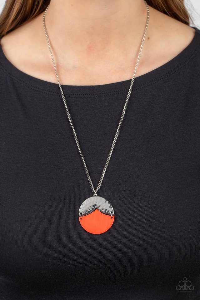 Seaside Sabbatical - Orange - Paparazzi Necklace Image