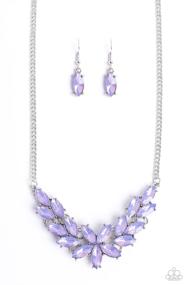 Ethereal Efflorescence - Purple - Paparazzi Necklace Image
