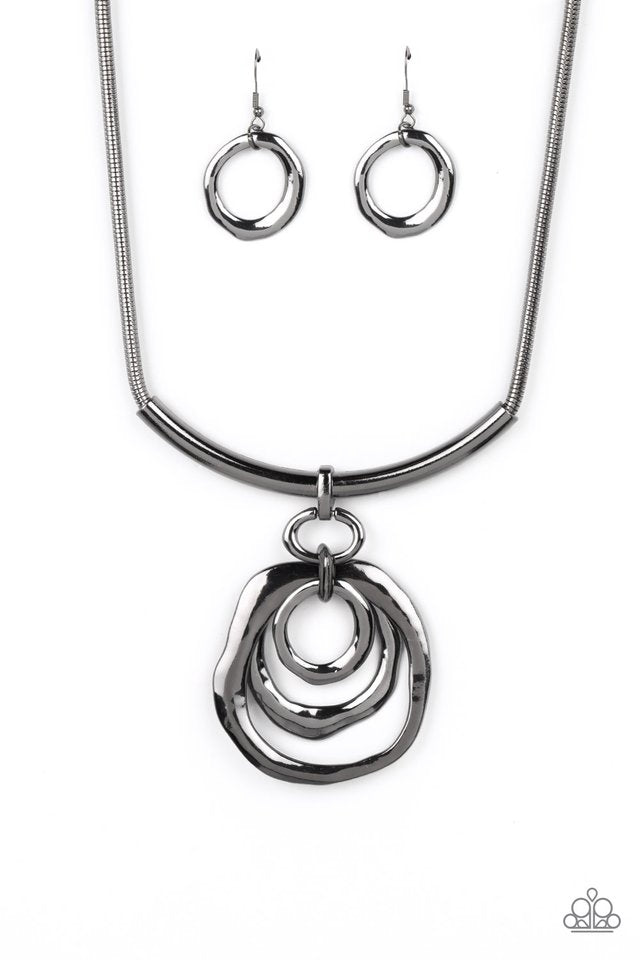 Forged in Fabulous - Black - Paparazzi Necklace Image