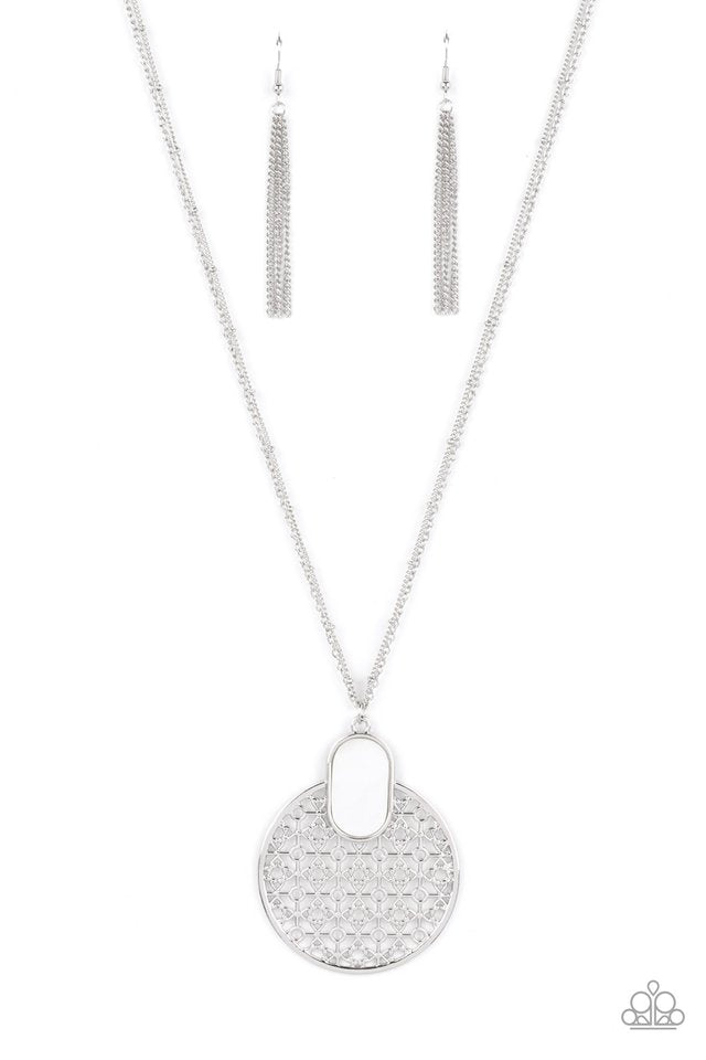 South Beach Beauty - White - Paparazzi Necklace Image