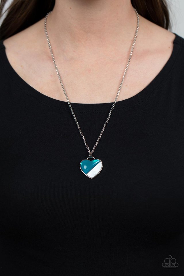 Nautical Romance - Blue - Paparazzi Necklace Image